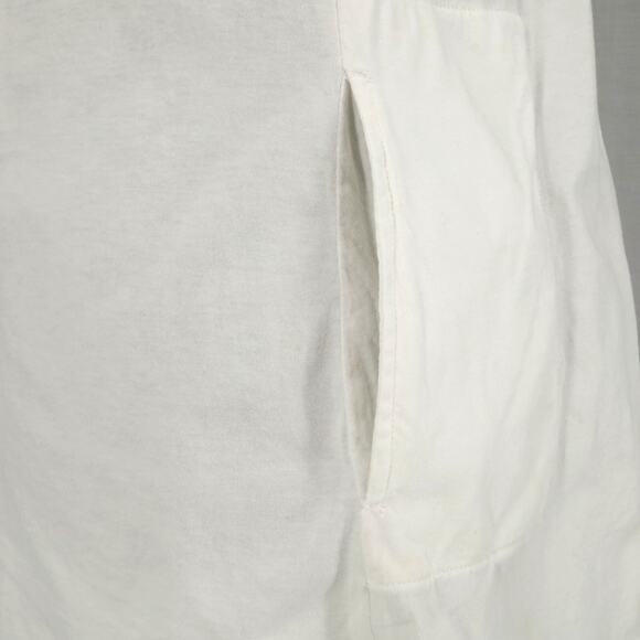 Johnny Was JWLA Top Womens Small White Floral Embroidery T-shirt Pockets Whimsy - Picture 13 of 14